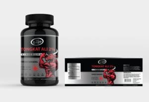 Supplement Label Design تصميم ملصق المكملات الغذائية